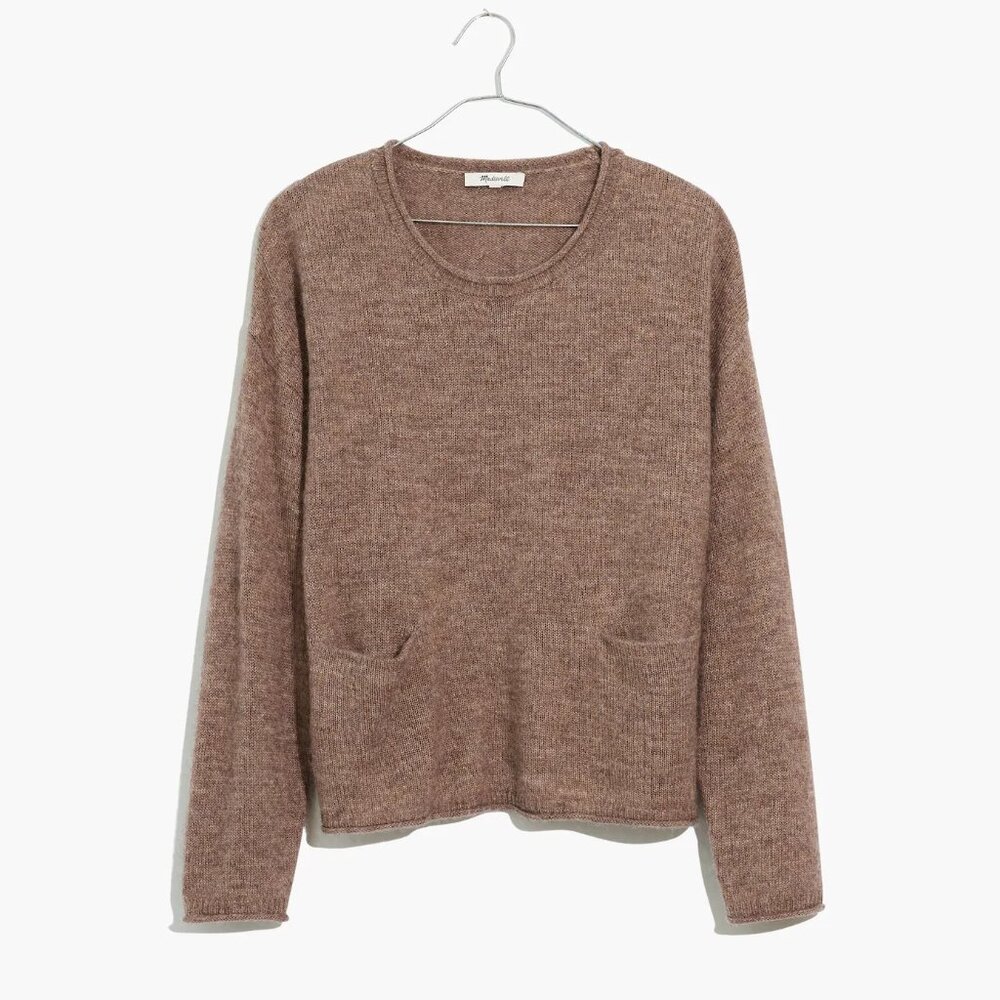 Madewell Chelsea Pocket Pullover Sweater, XS